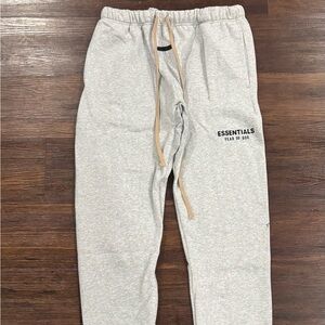Essentials Heather Gray Sweatpants